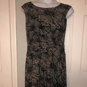 Size 14 Kasper black and cream dress